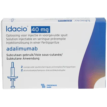 Idacio 40mg/0,8ml pre-filled syringe, 2 st
